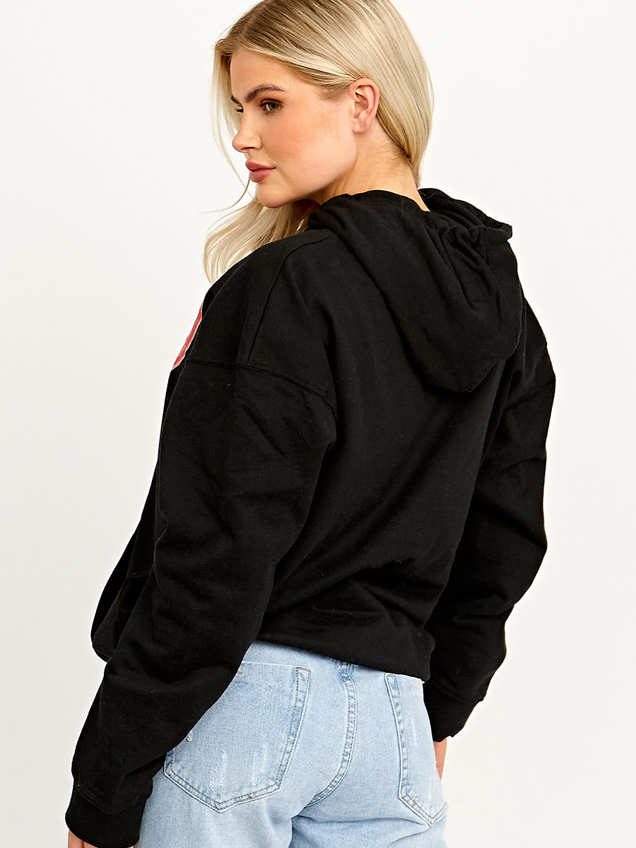 Angel Energy Graphic Print Hoodie