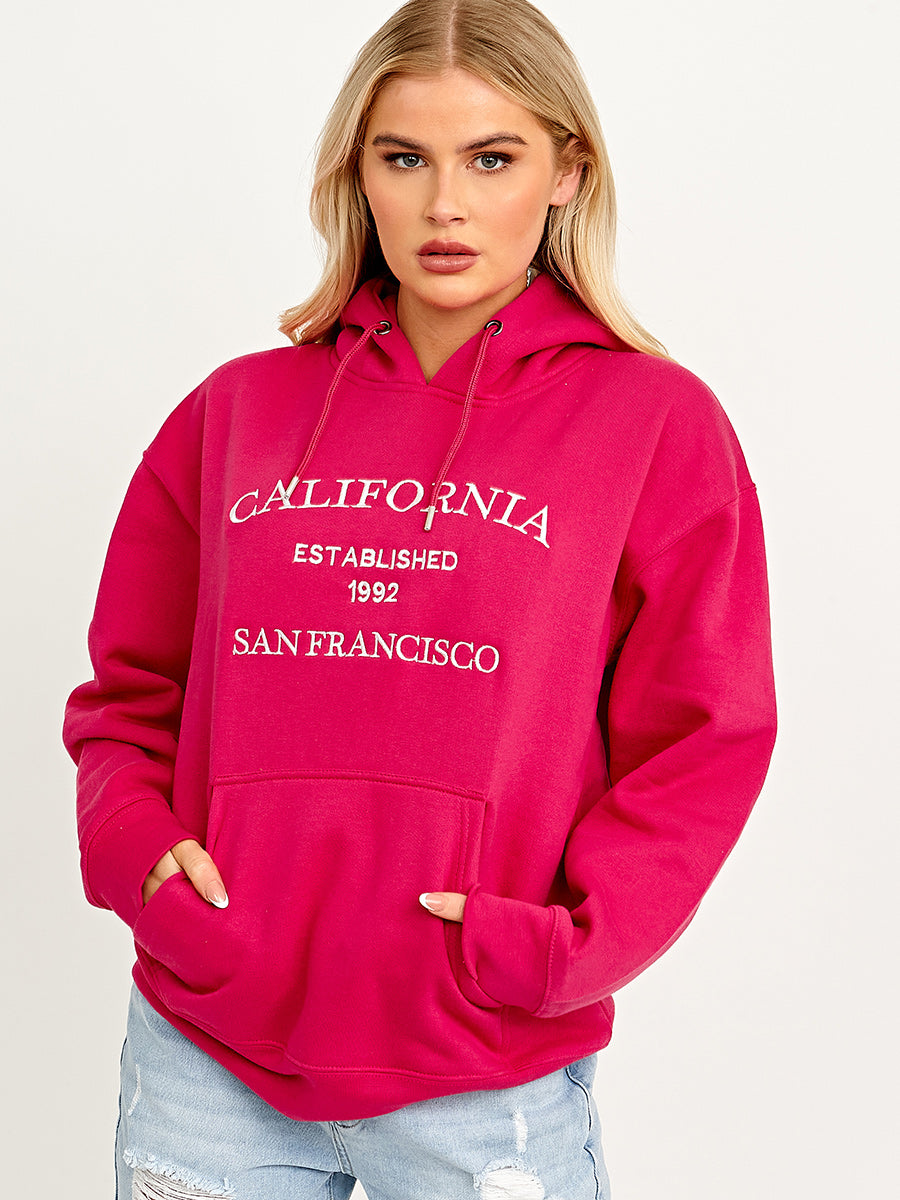 Embroidered California Hoodie