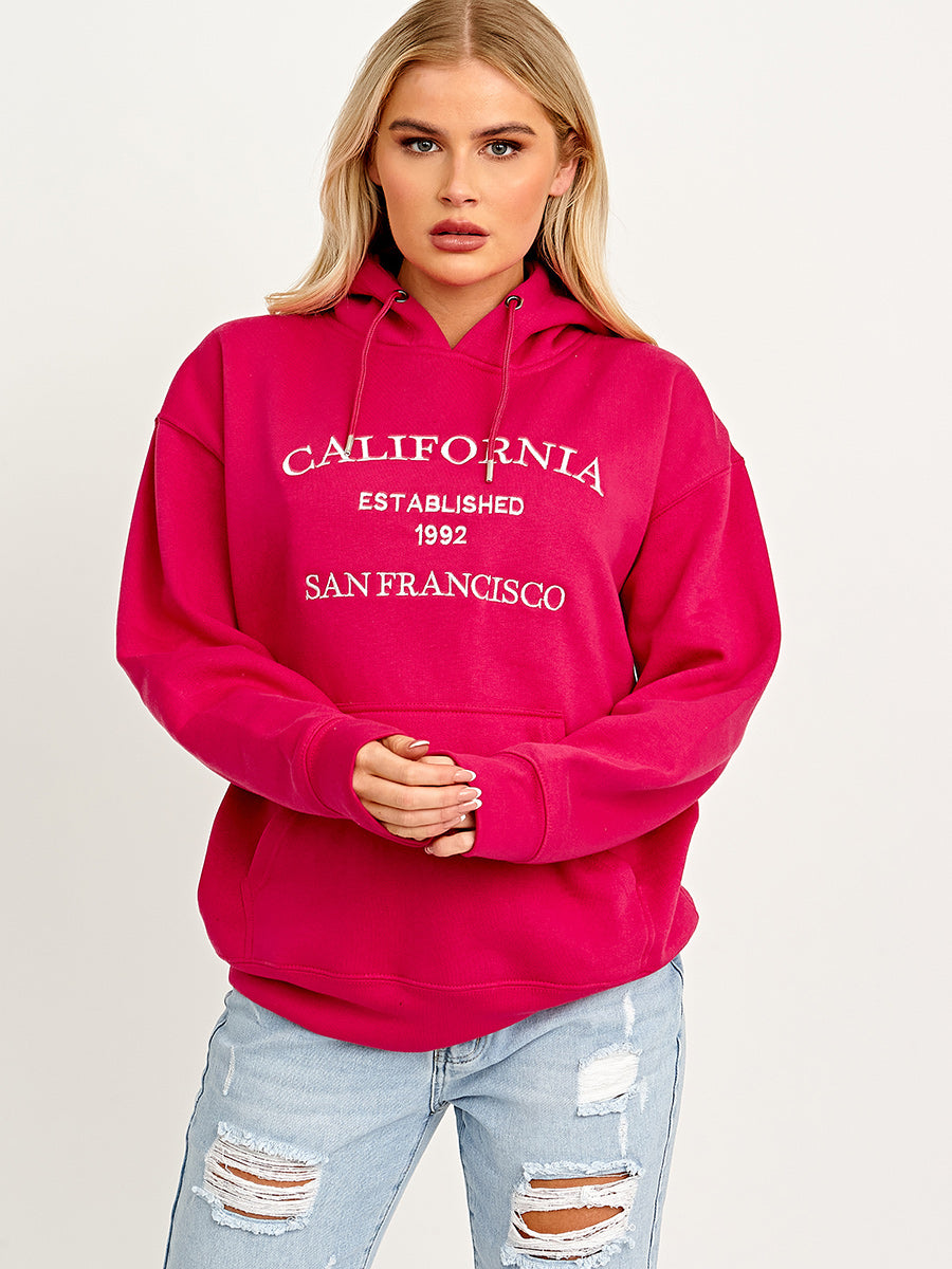 Embroidered California Hoodie