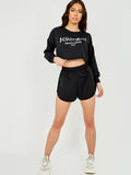 Ye Saint Love Crop Top & Shorts Co-ord
