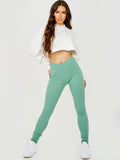 Seam Detail Ribbed Leggings