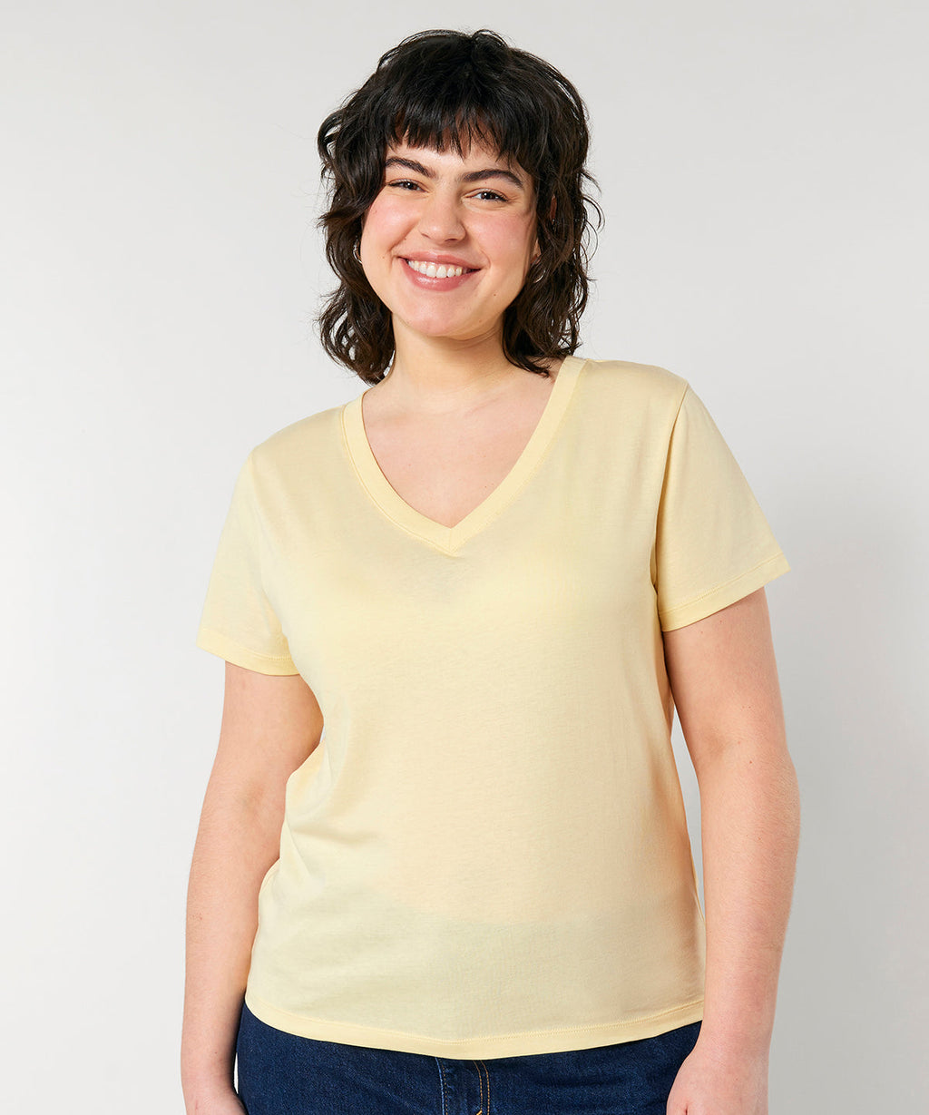 Organic Colours V-neck T-shirt Womens