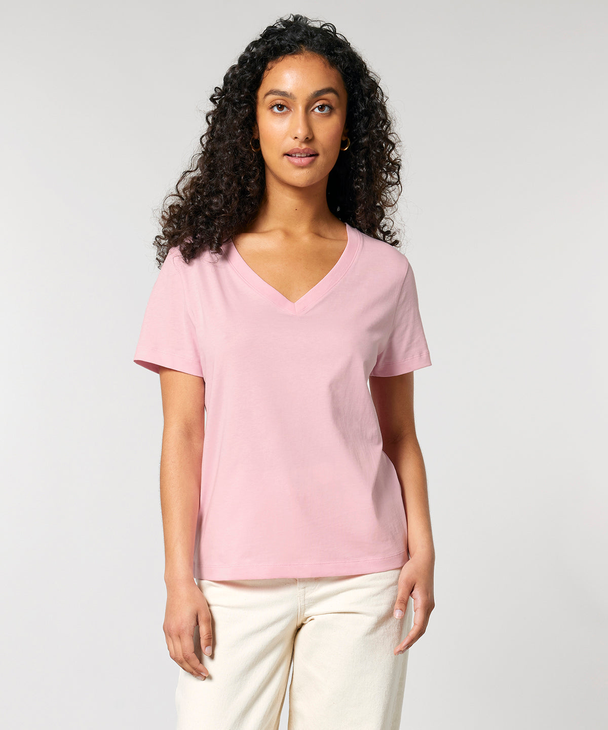 Organic Colours V-neck T-shirt Womens