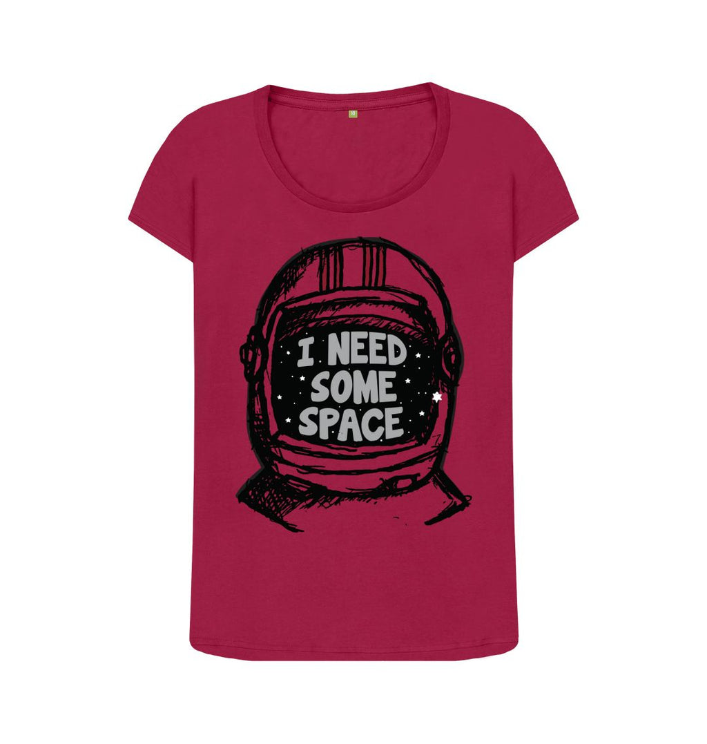 I Need Some Space Print Women T-Shirts