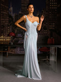 Tylorn One Shoulder Ruched Maxi Dress