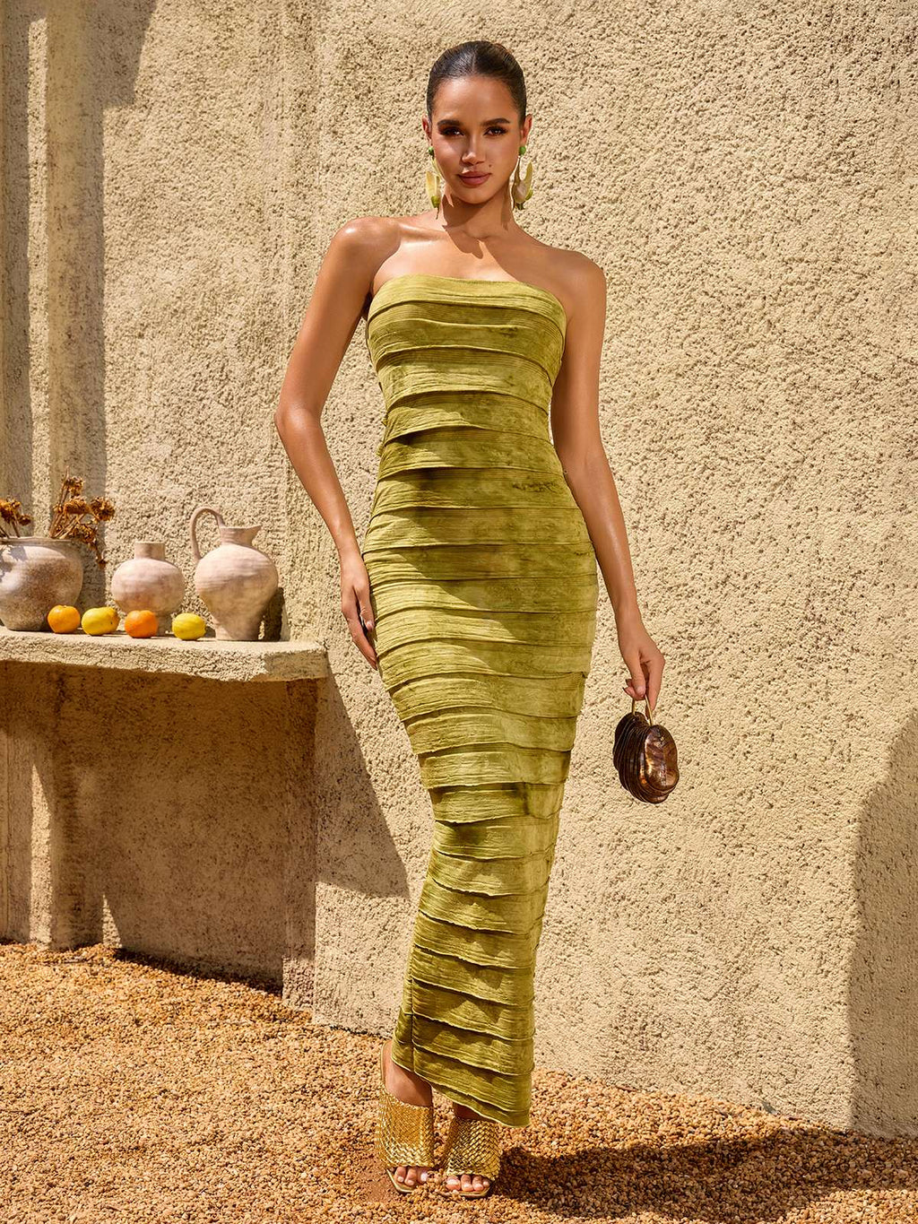 Ulvareth Strapless Maxi Dress