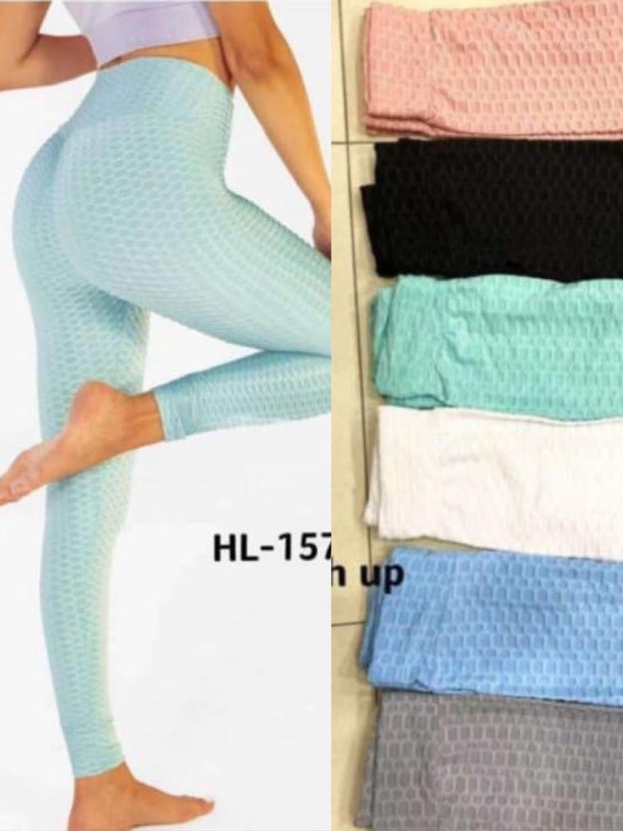 Ruched Texture Detail Active-wear Legging Multi Pack