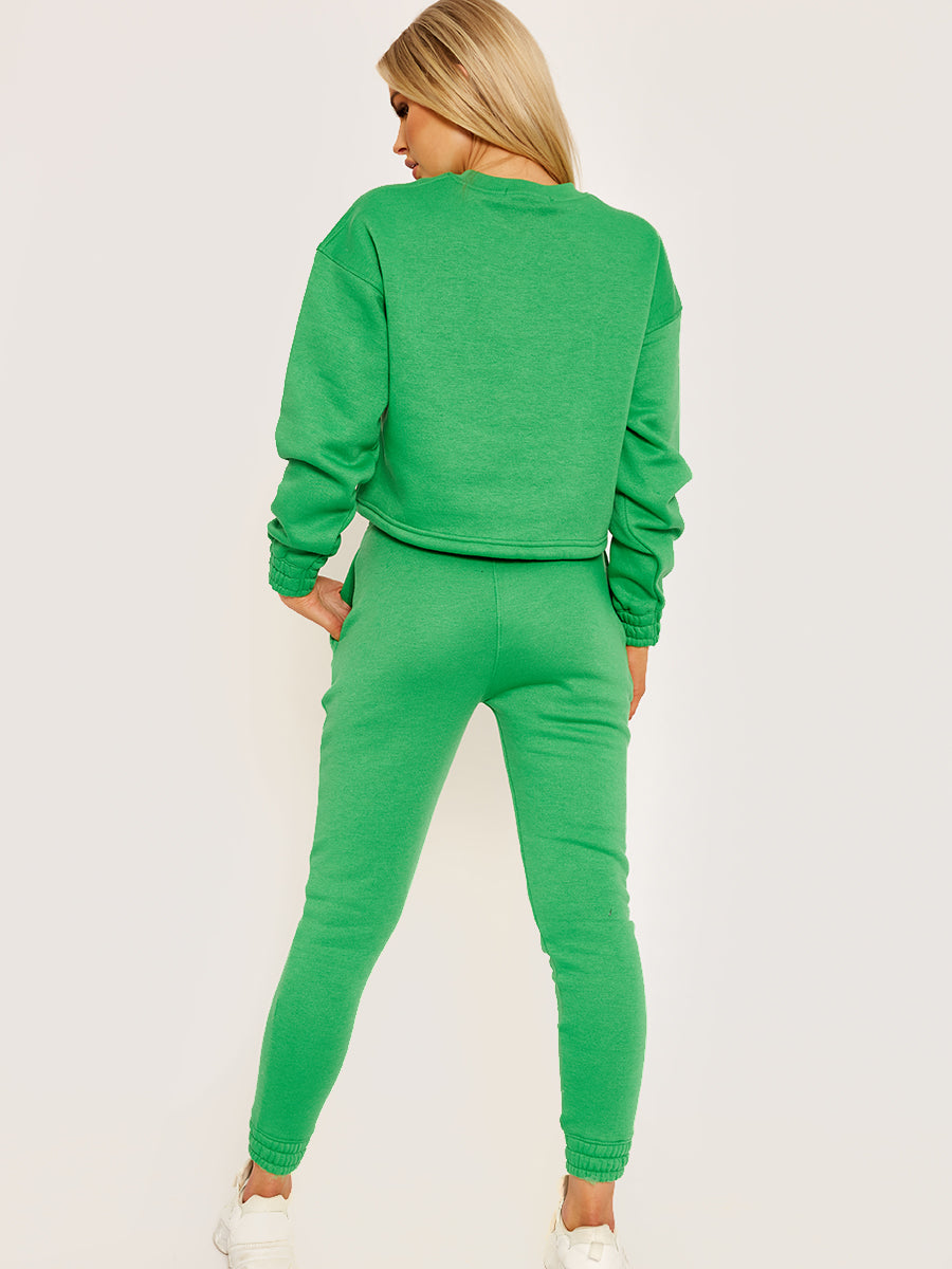 Oversized Drawstring Sweatshirt & Jogger Fleeced Co-ord
