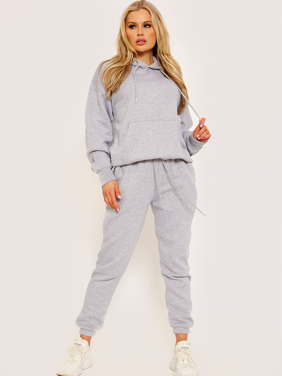 Oversized Hoodie & Jogger Fleeced Co-ord