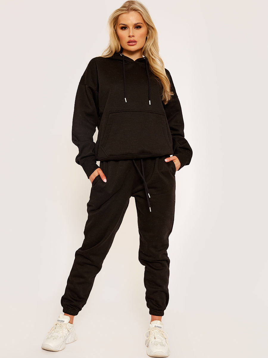 Oversized Hoodie & Jogger Fleeced Co-ord