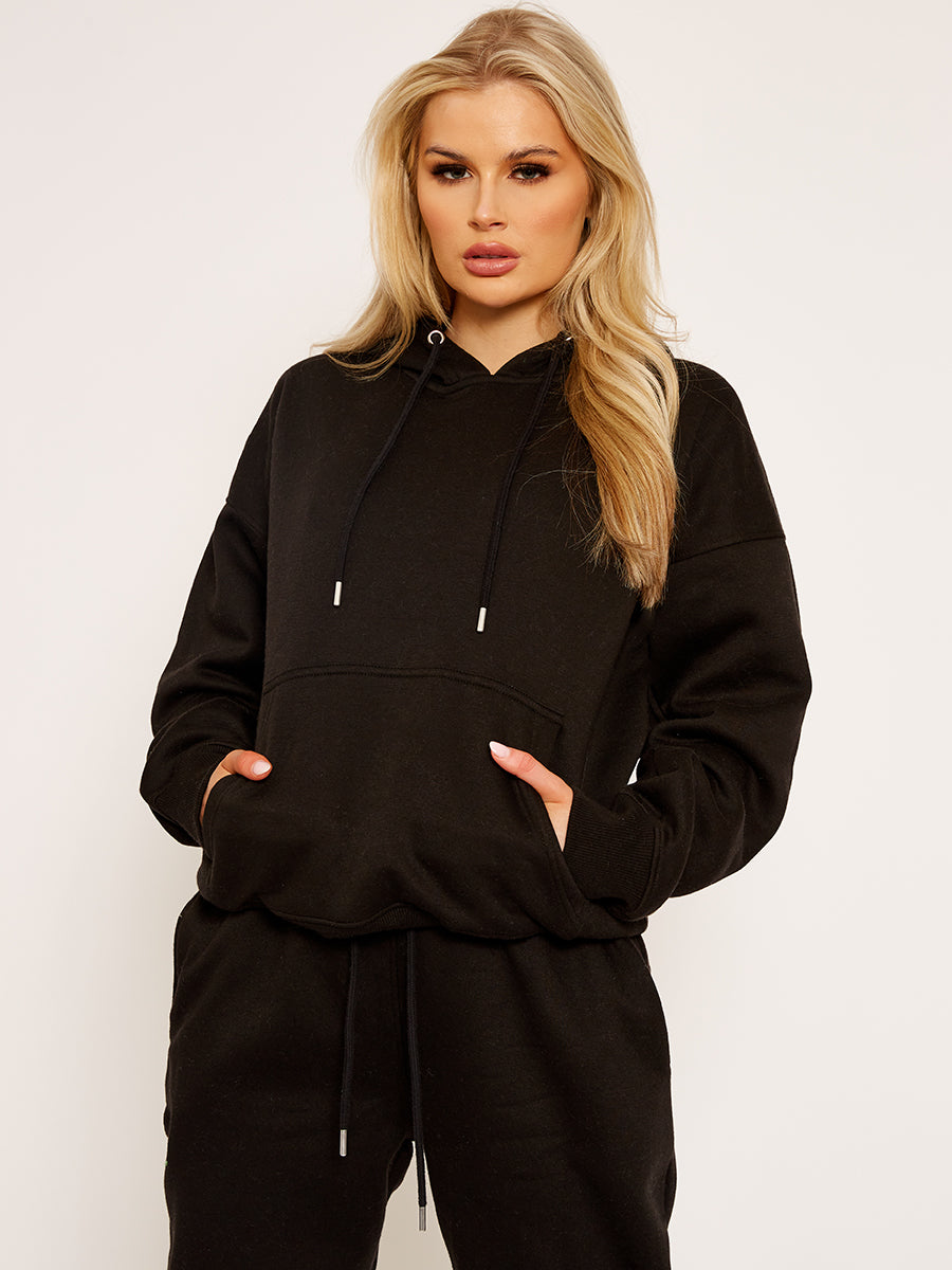 Oversized Hoodie & Jogger Fleeced Co-ord