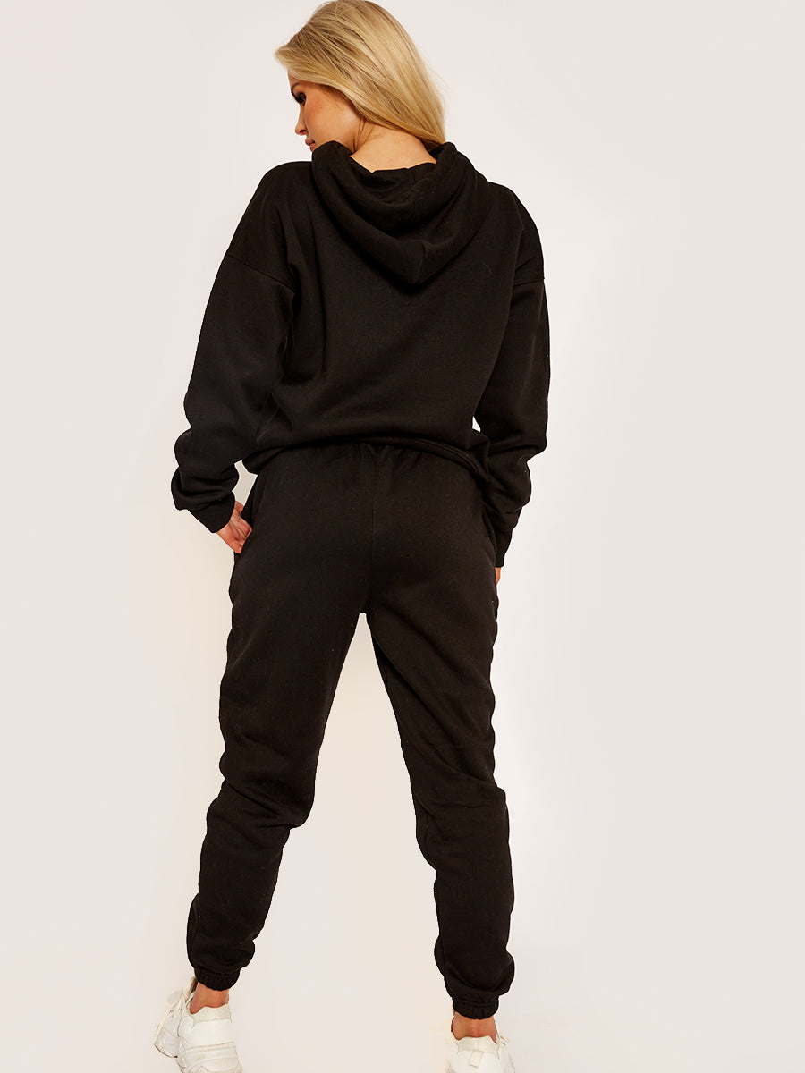 Oversized Hoodie & Jogger Fleeced Co-ord