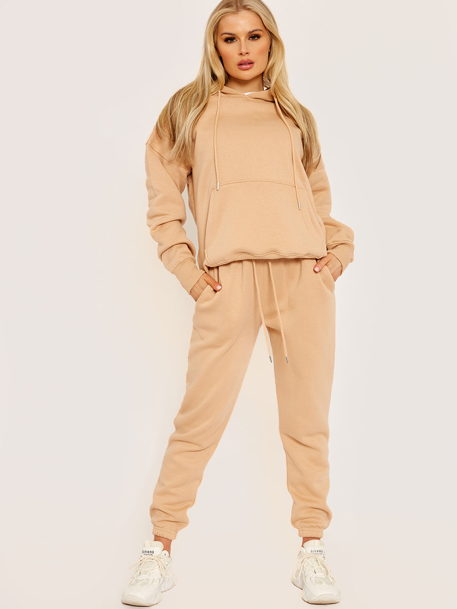 Oversized Hoodie & Jogger Fleeced Co-ord