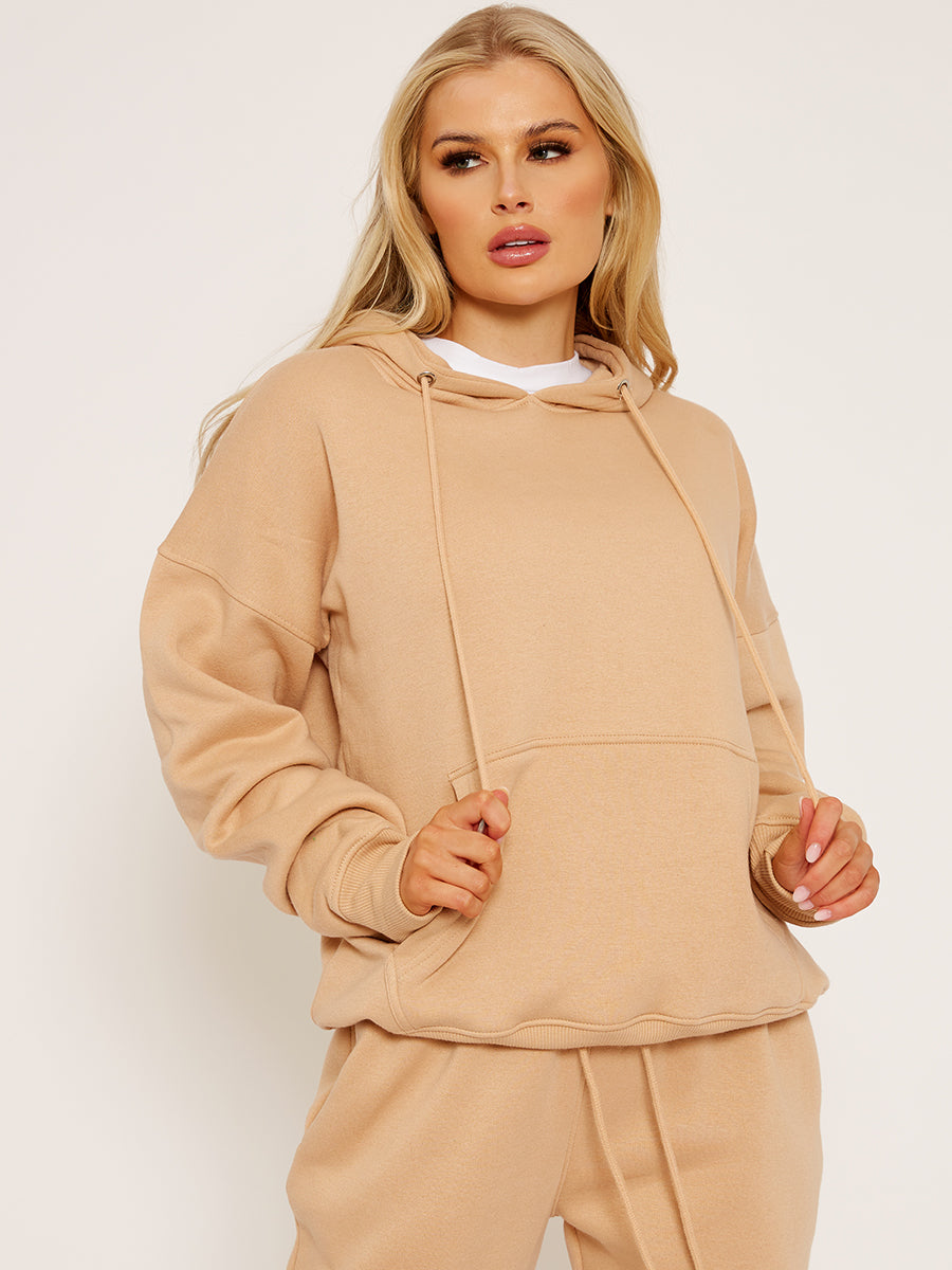 Oversized Hoodie & Jogger Fleeced Co-ord