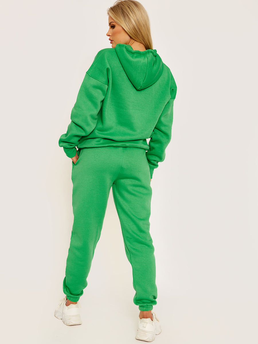 Oversized Hoodie & Jogger Fleeced Co-ord