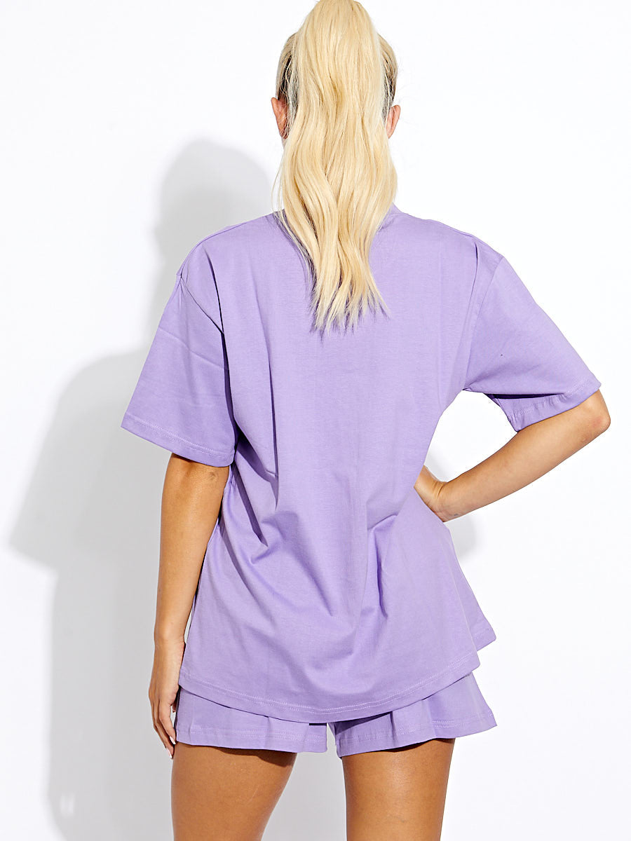 LOVE Oversized T-Shirt & Shorts Co-ord