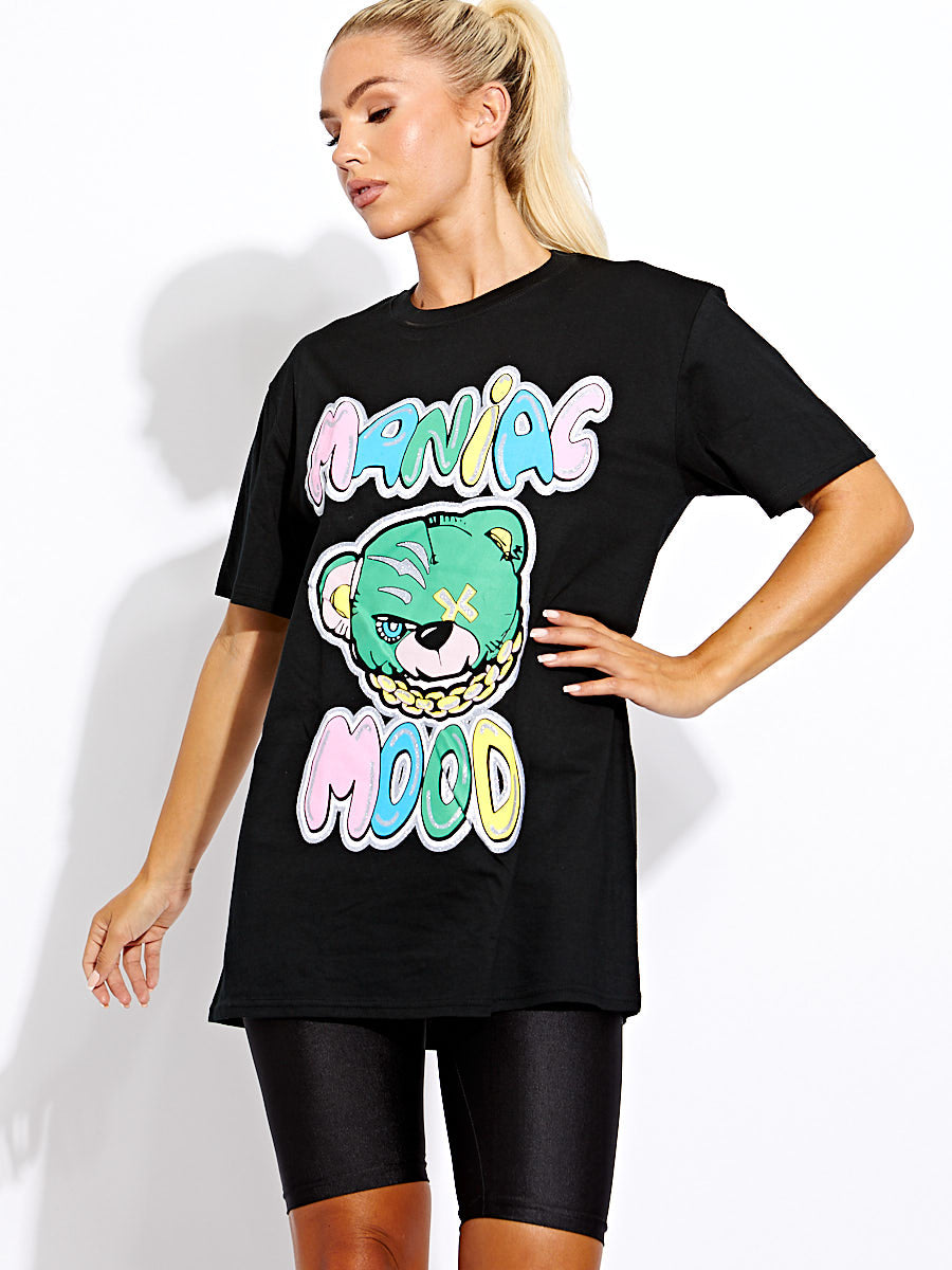 Maniac Mood Graphic T-Shirt