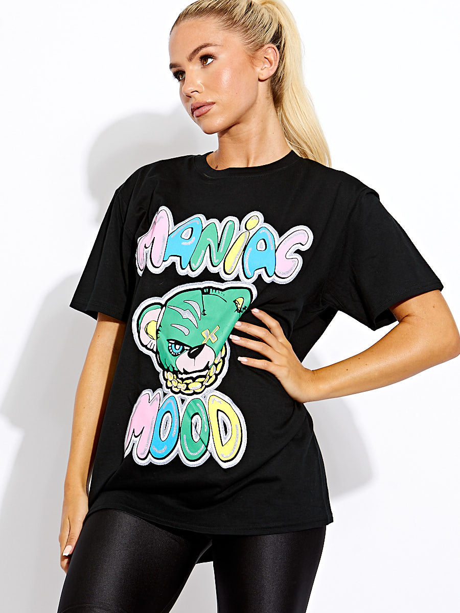 Maniac Mood Graphic T-Shirt