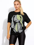 Glitter Neon Bunny T-Shirt
