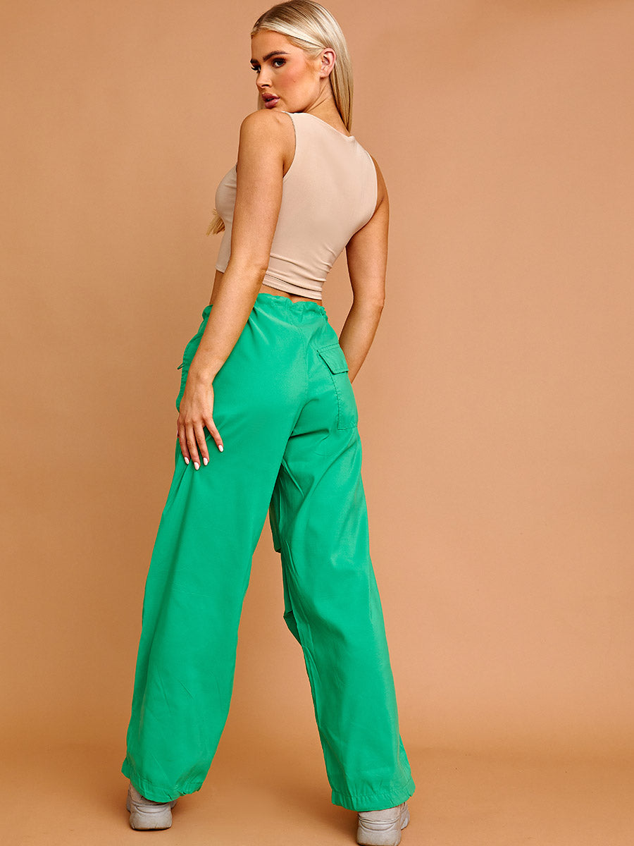 Balloon Cargo Trousers With Toggle Detail