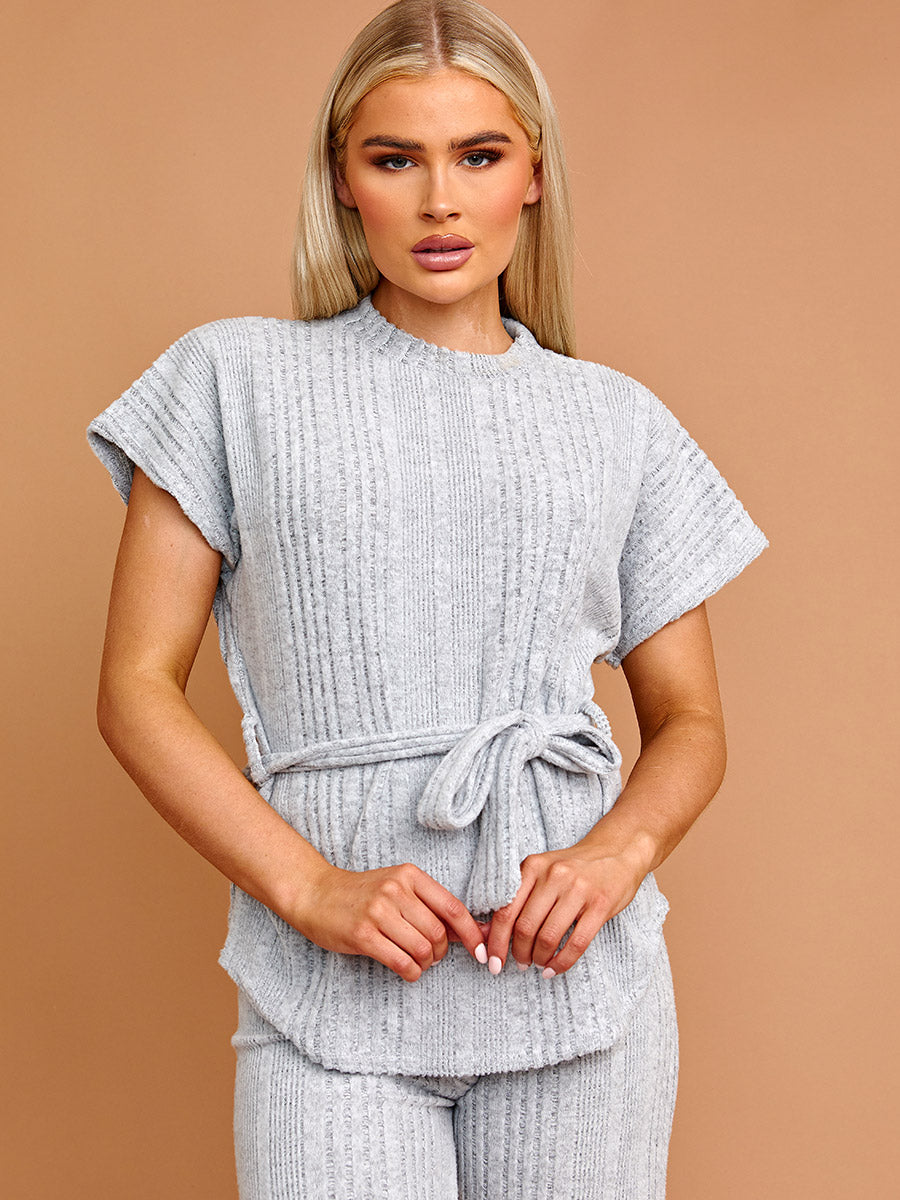 Soft Brushed Ribbed Top & Trouser Co-ord