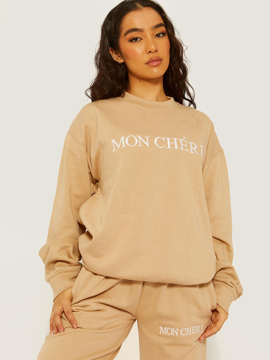 Embroidered Mon Cheri Fleece Co-ord