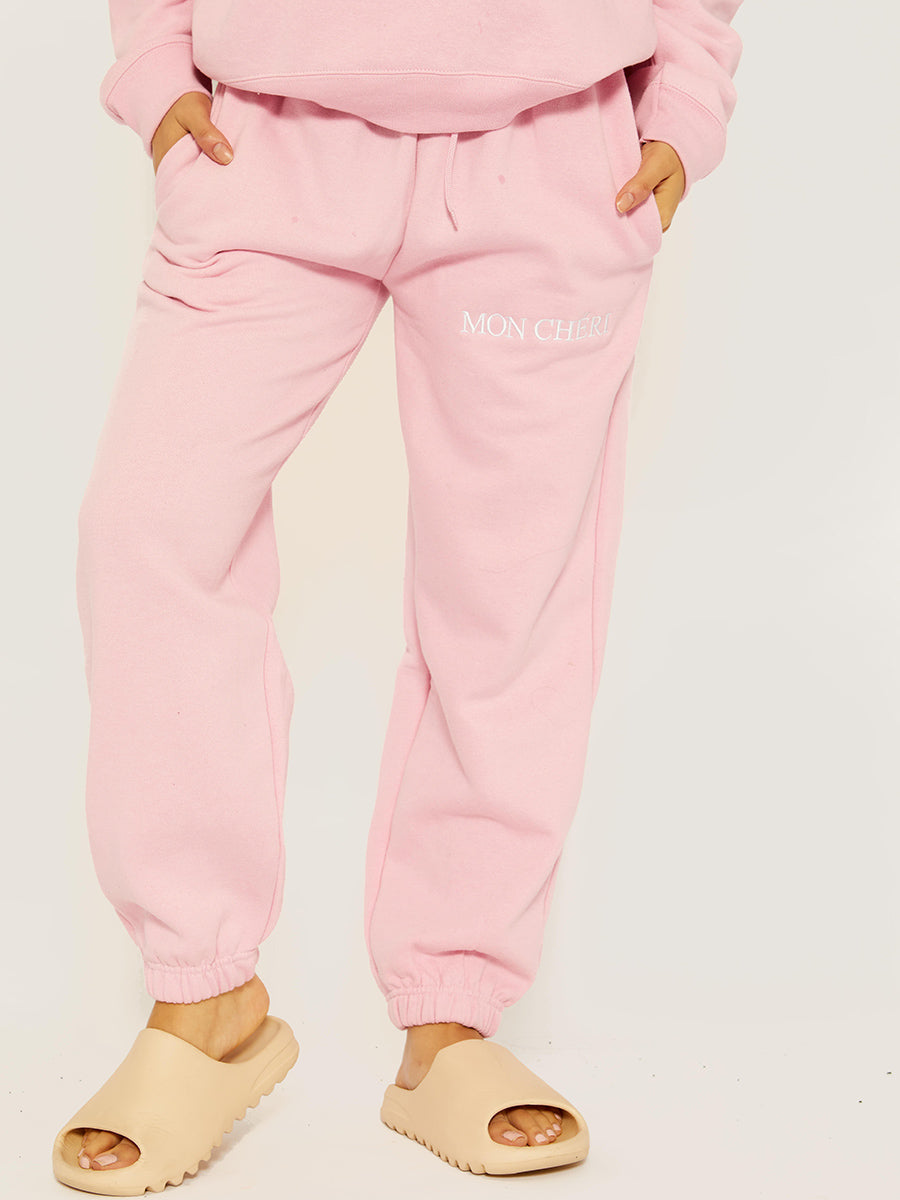 Embroidered Mon Cheri Fleece Co-ord