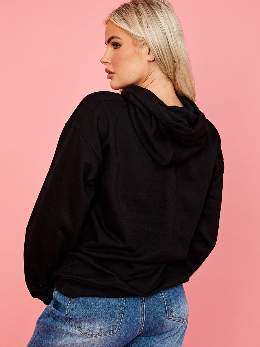Paris Graphic Print Hoodie