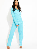 Plisse Detail Shirt & Trouser Co-ord