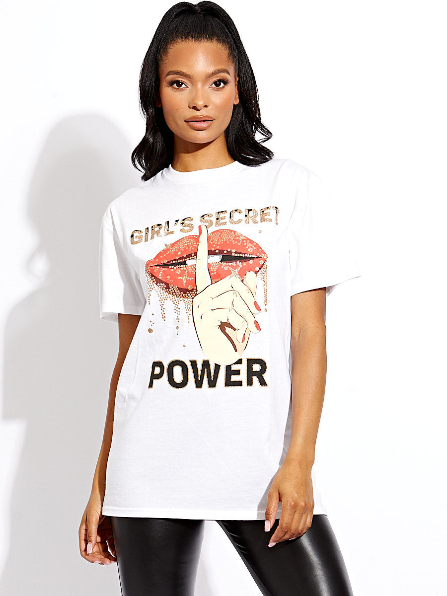 Girl's Secret Power Graphic T-Shirt