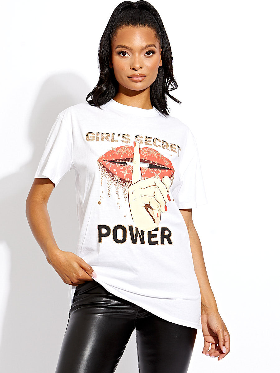 Girl's Secret Power Graphic T-Shirt