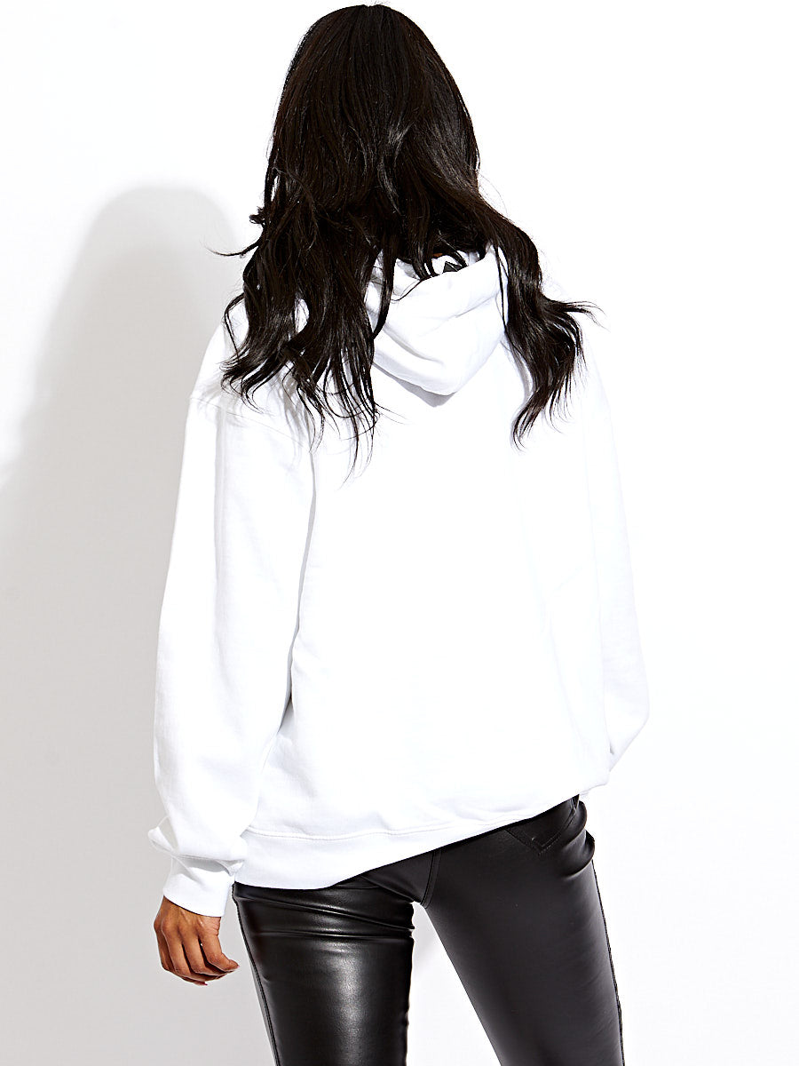 Relax Snake Graphic Print Hoodie