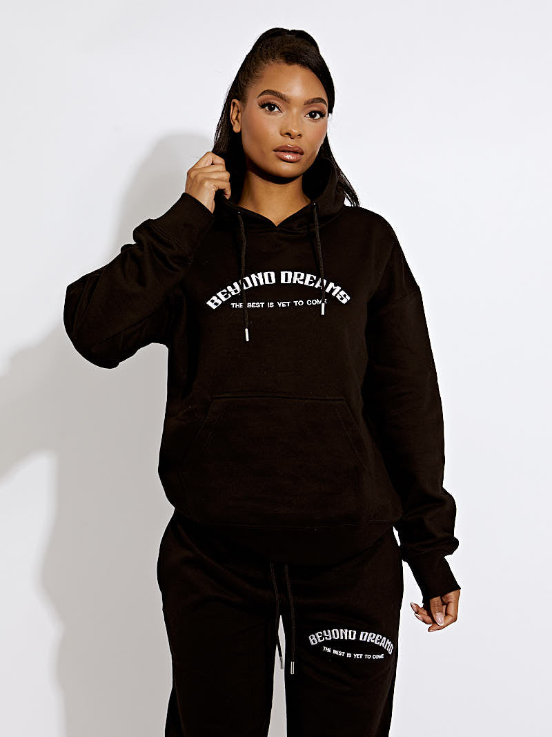 Embroidered Beyond Dreams Hooded Fleece Co-ord