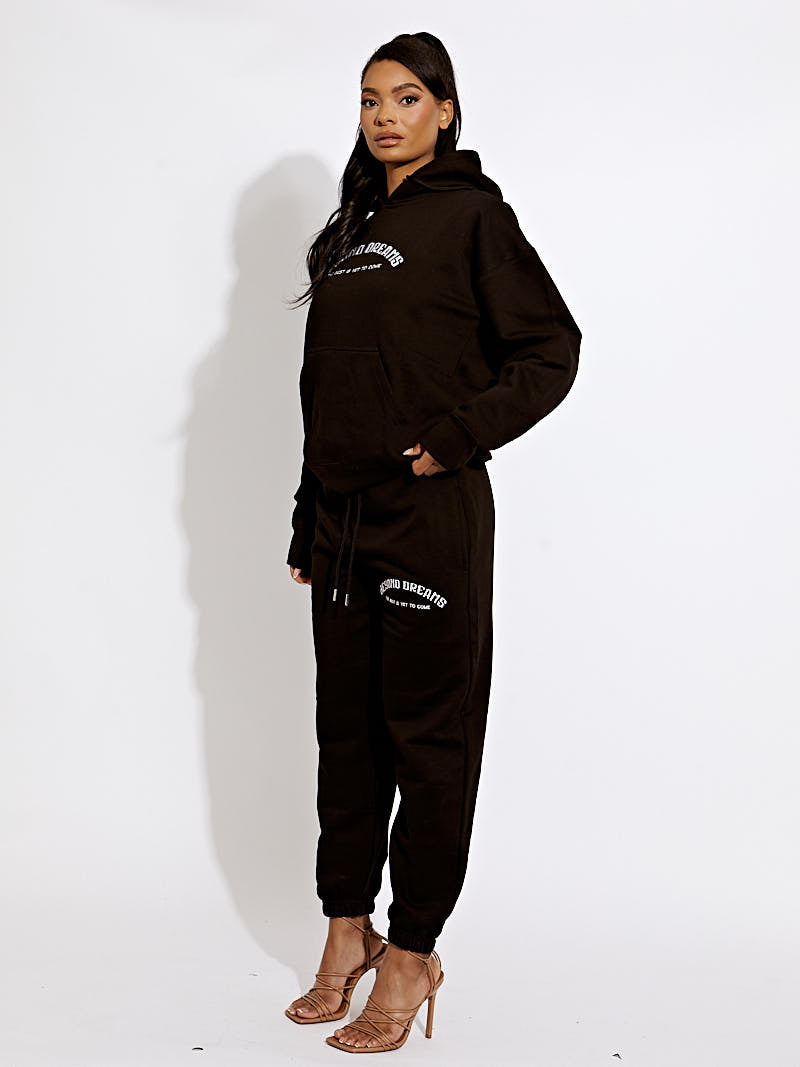 Embroidered Beyond Dreams Hooded Fleece Co-ord