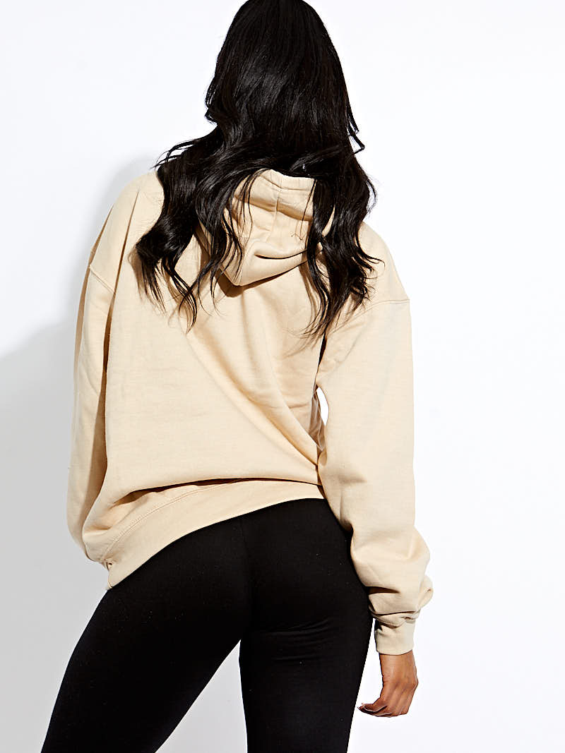 No Remorse Graphic Print Hoodie
