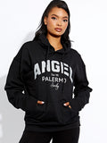 Angel Palermo Graphic Print Hoodie