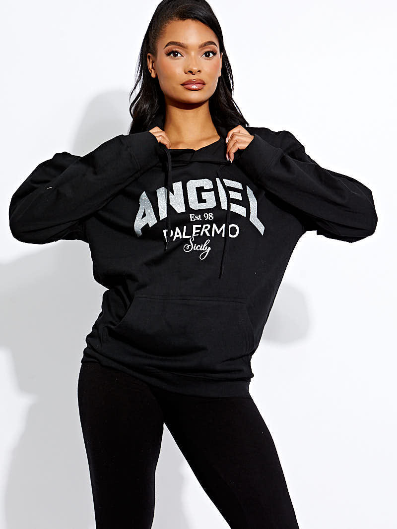Angel Palermo Graphic Print Hoodie