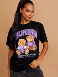 California Teddy Graphic Printed T-Shirt