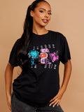 Nail Polish Graphic Printed T-Shirt