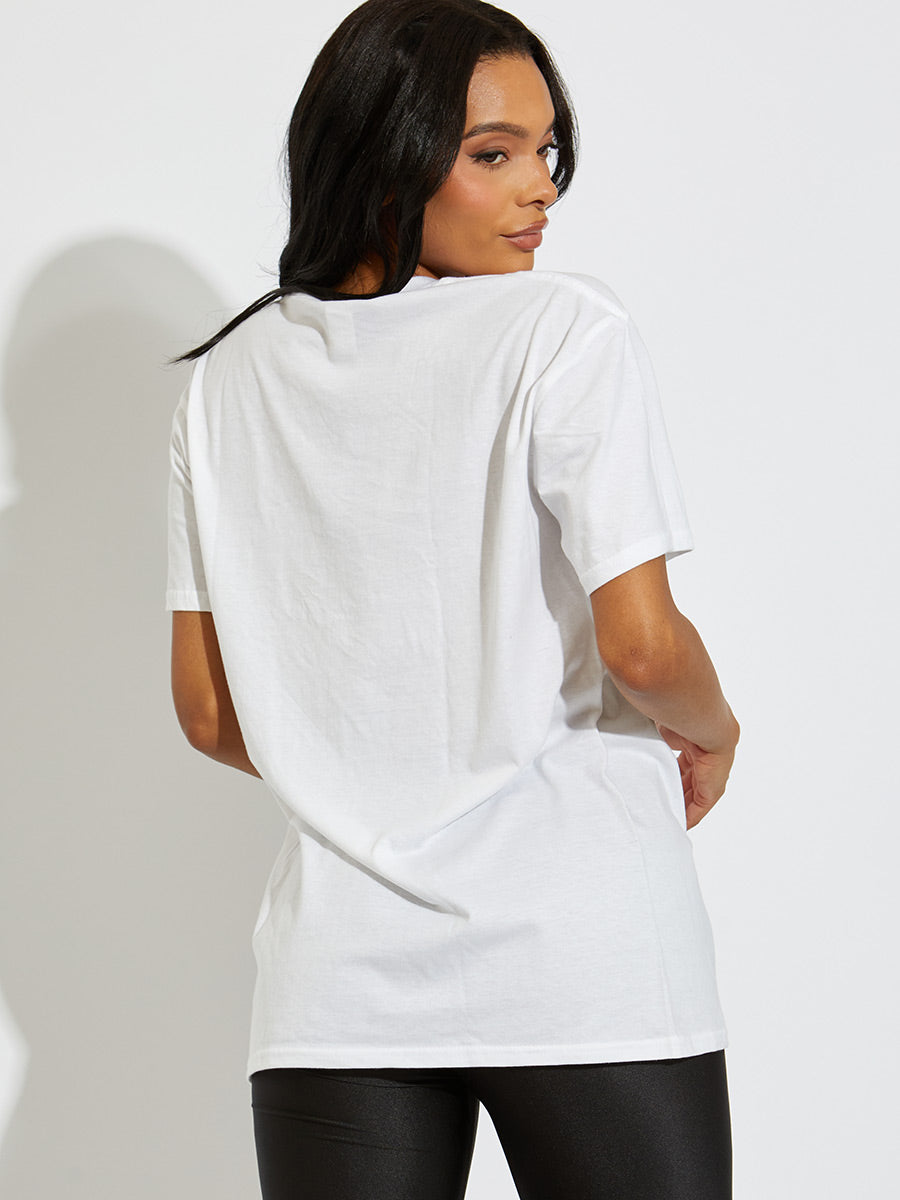 Chain Heart Amour Graphic T-Shirt