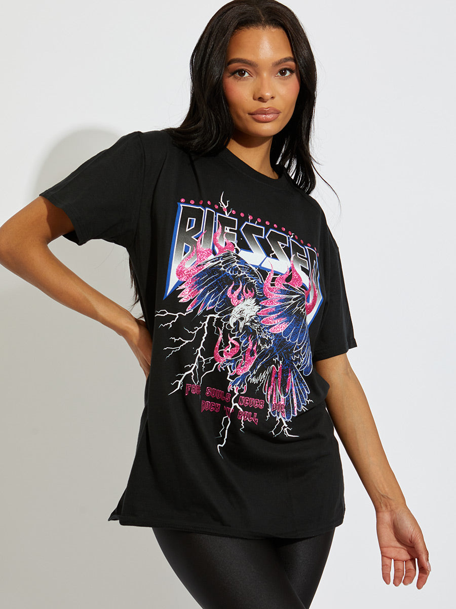 Thunder Eagle Graphic T-Shirt