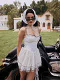 Xelvaric Sleeveless Dot Mini Dress