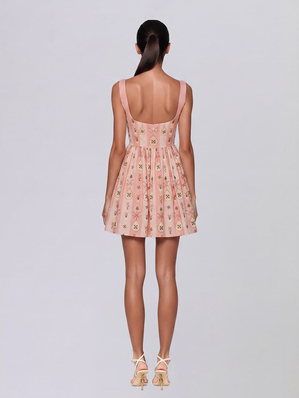 Xevionx High Rise Printed Mini Dress
